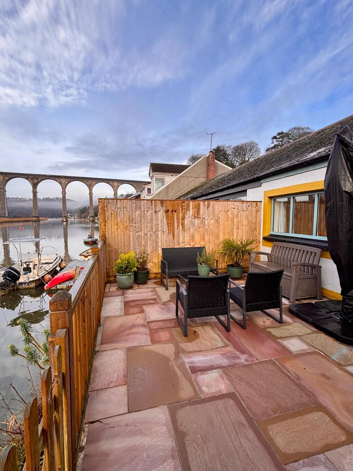 Viaduct River View & Outdoor Bath - Couples Retreat Calstock Zewnętrze zdjęcie